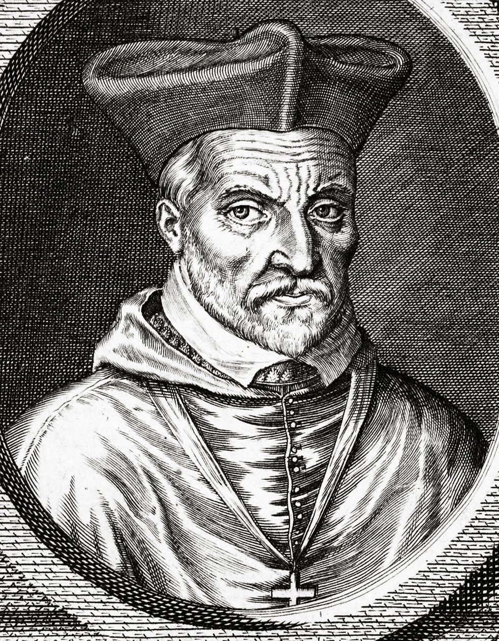 Portræt af Jacques Amyot (1513-1593), fransk biskop, forfatter og oversætter af Leonard Gaultier