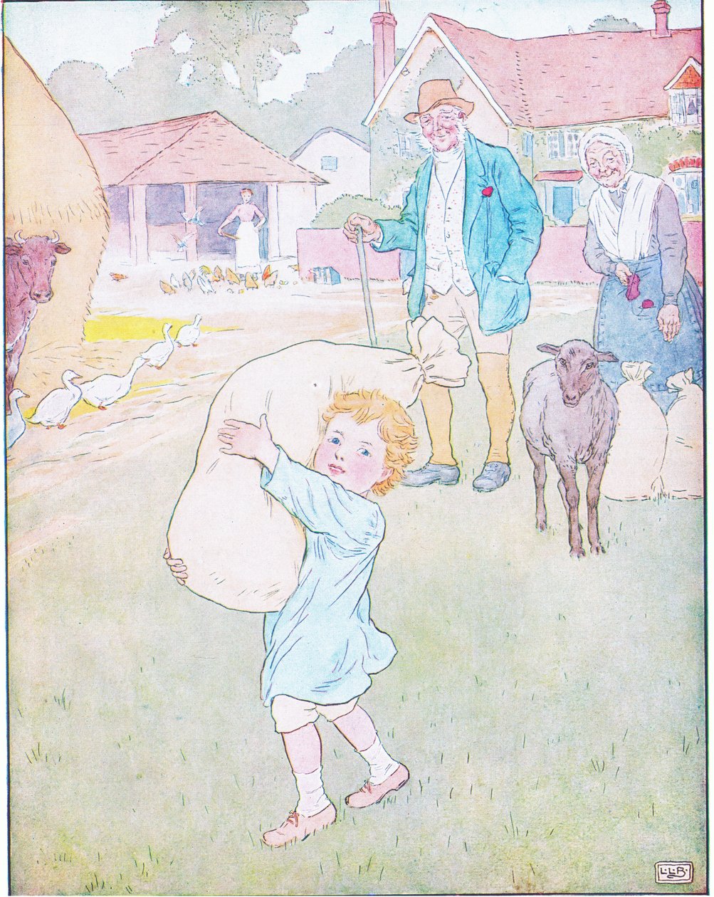 Og en til den lille dreng, der løber ned ad banen af Leonard Leslie Brooke