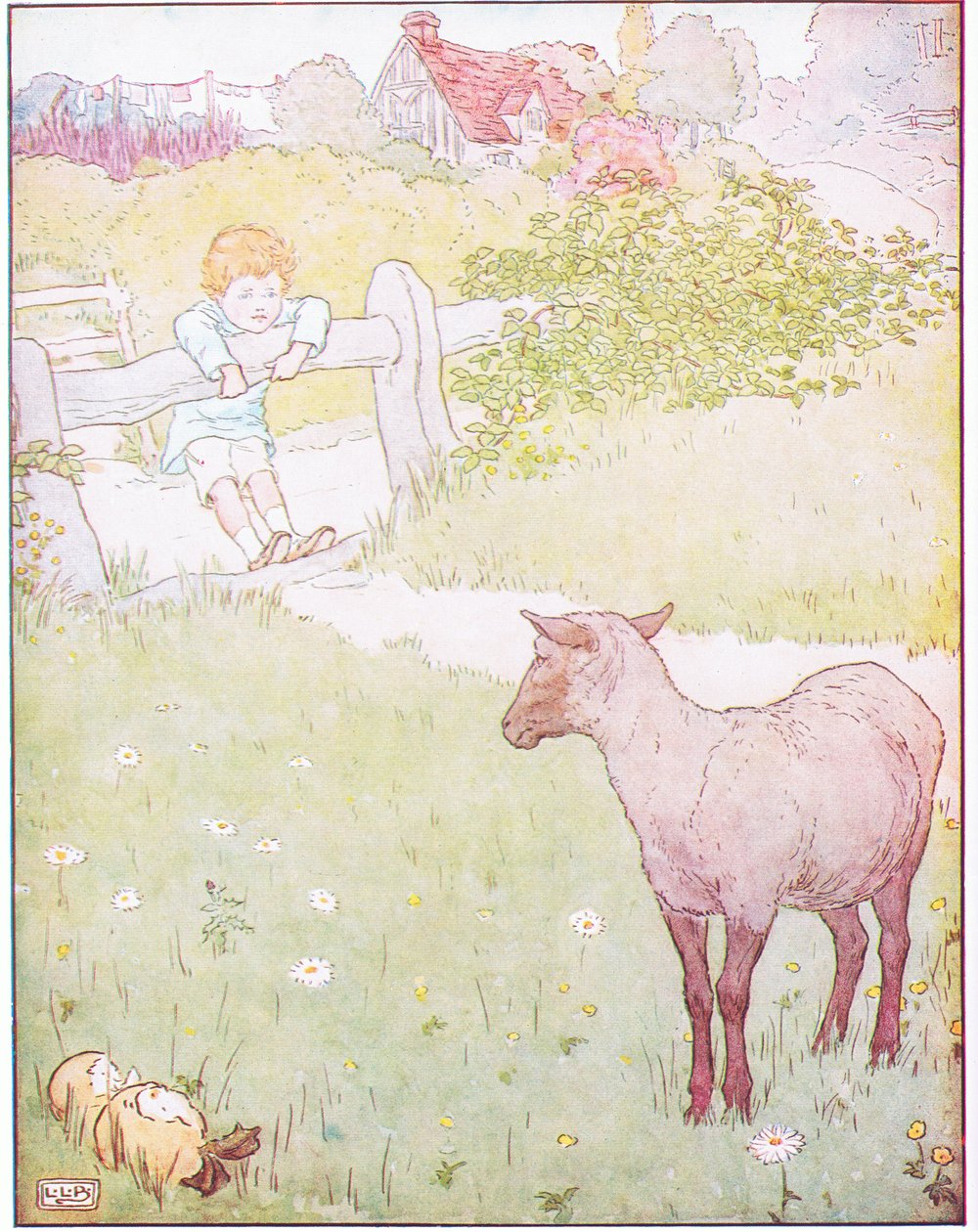 Baa, baa, baa, sort får, har du noget uld af Leonard Leslie Brooke