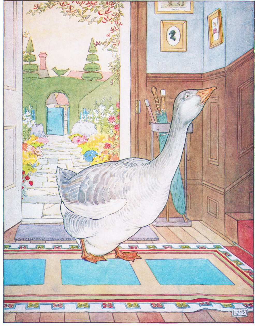 Goosey, goosey, gander, hvor skal jeg vandre af Leonard Leslie Brooke