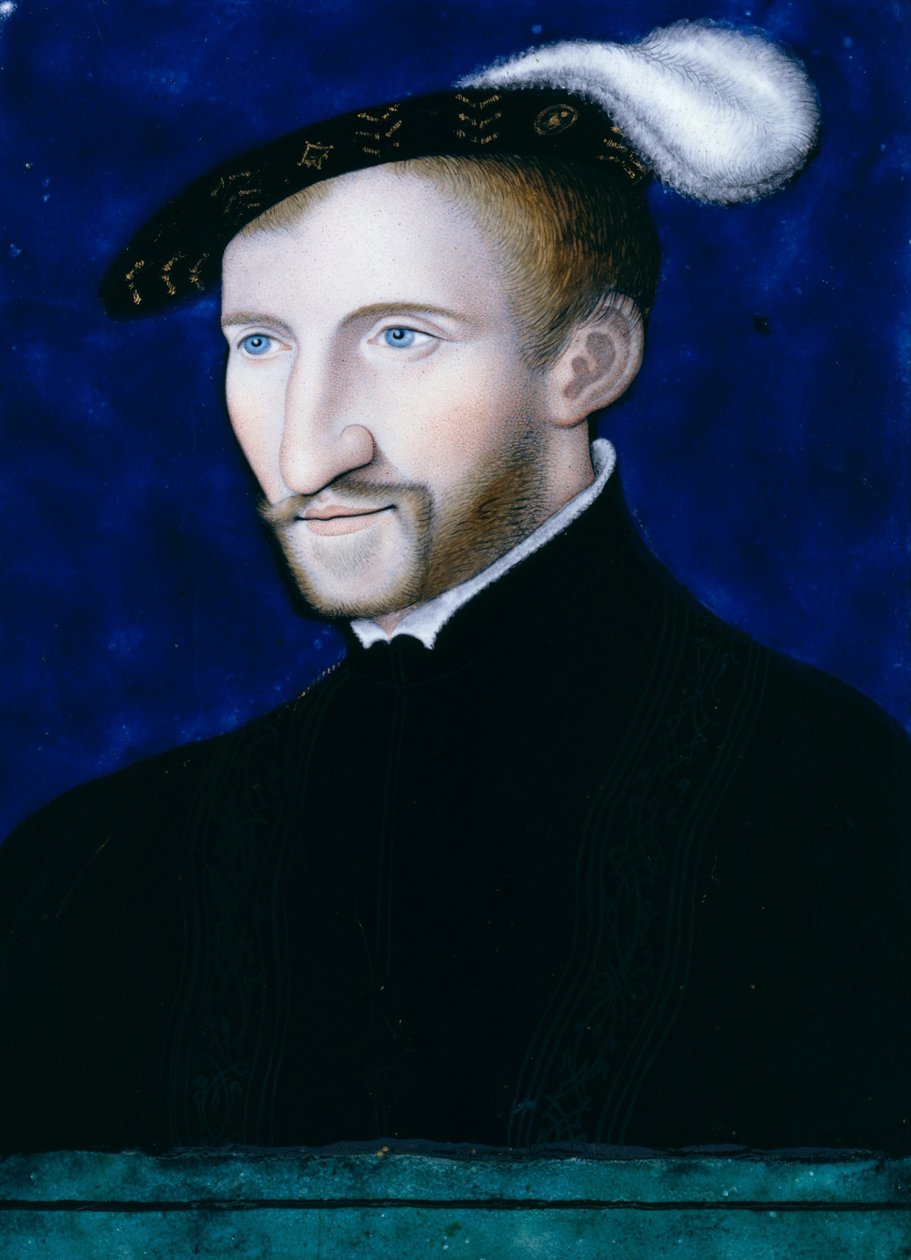 Henri d"Albret, konge af Navarra, 1556 af Leonard Limosin