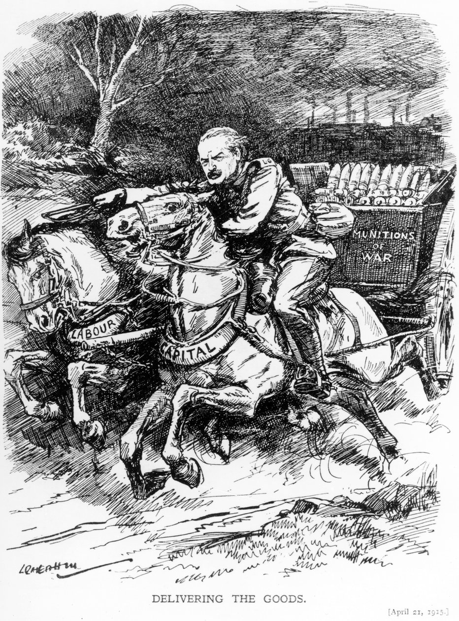 Levering af varerne, 1915 af Leonard Raven Hill