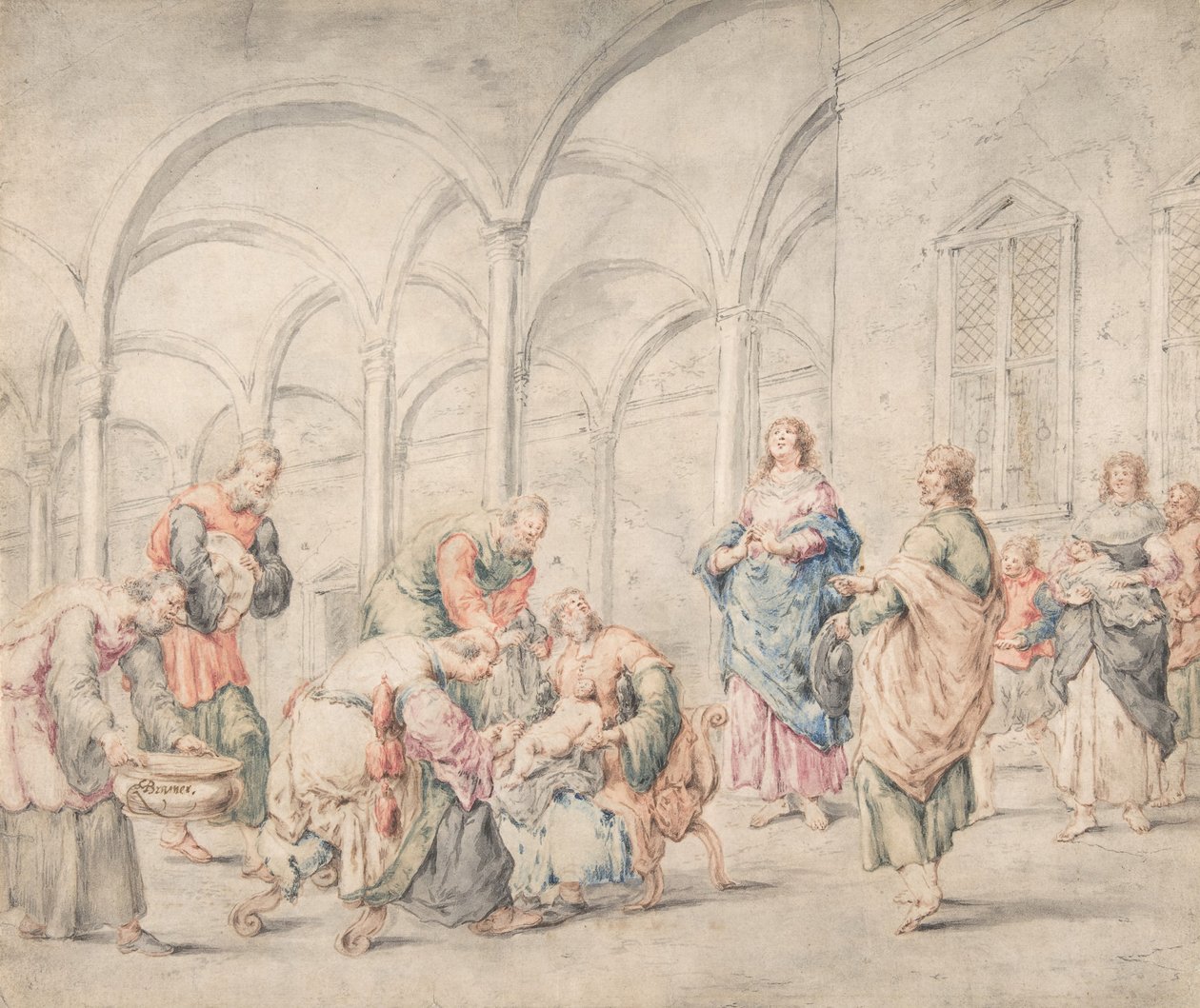 Omskæringen, 1611-74. af Leonard Bramer