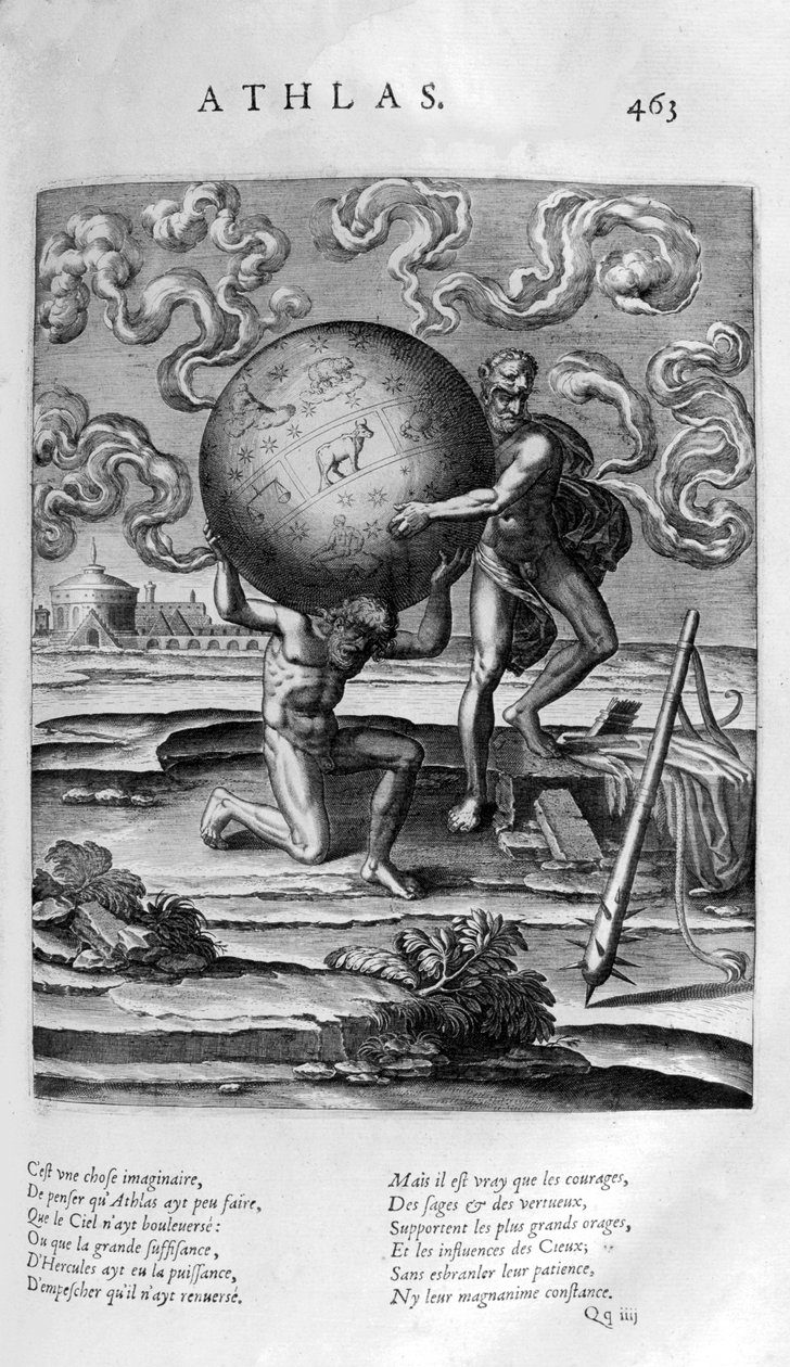 Atlas, 1615 af Leonard Gaultier