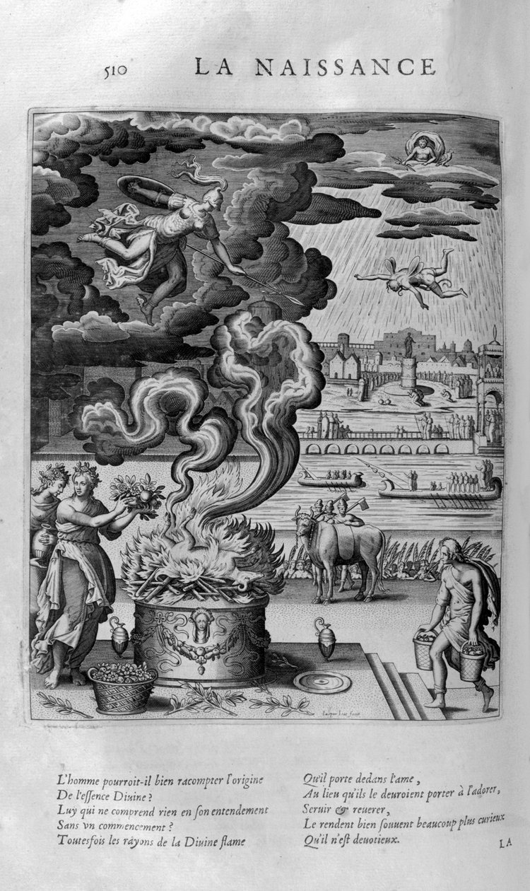 Fødslen, 1615 af Leonard Gaultier