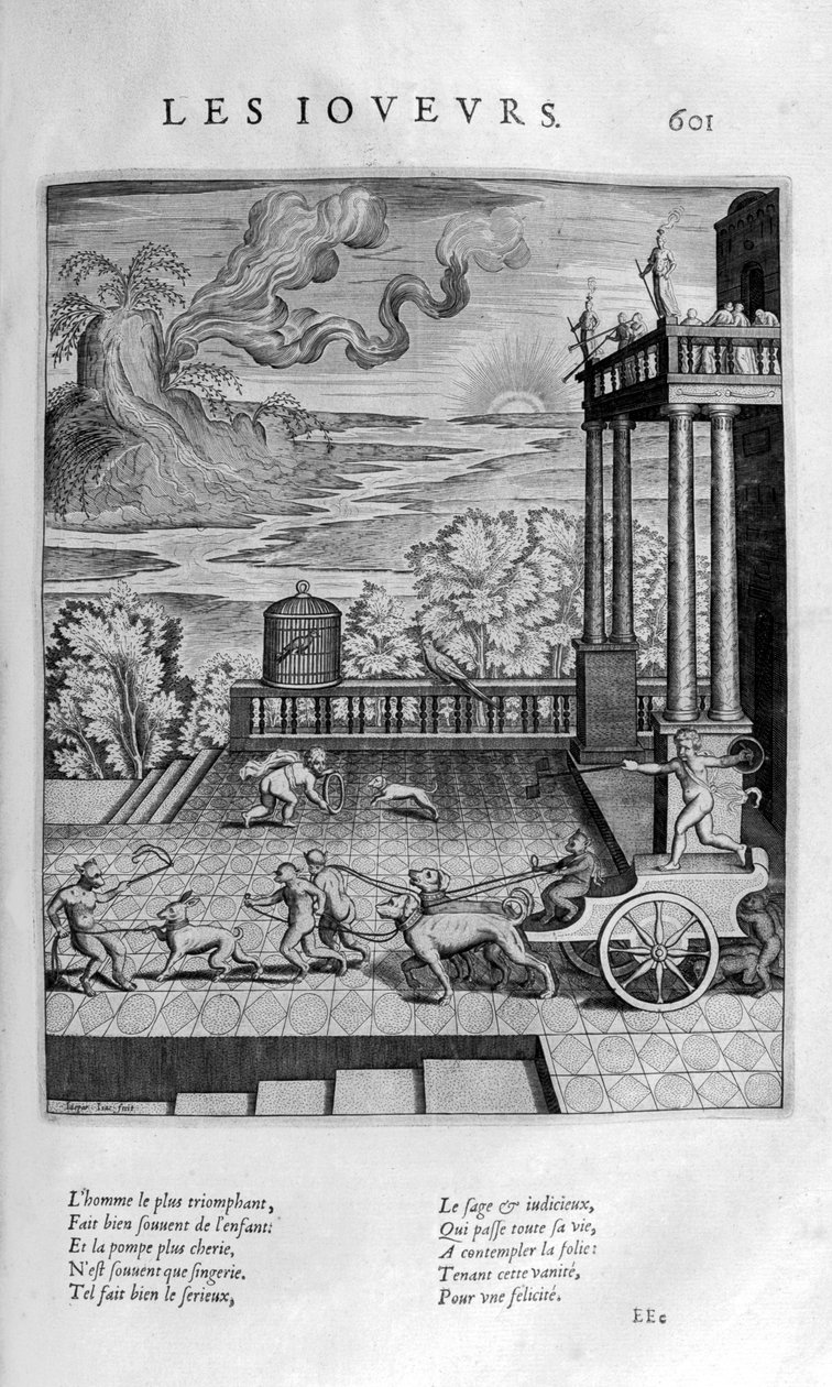 Spillerne, 1615. af Leonard Gaultier