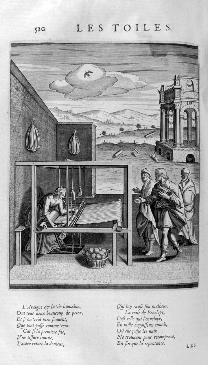 Væver, 1615 af Leonard Gaultier