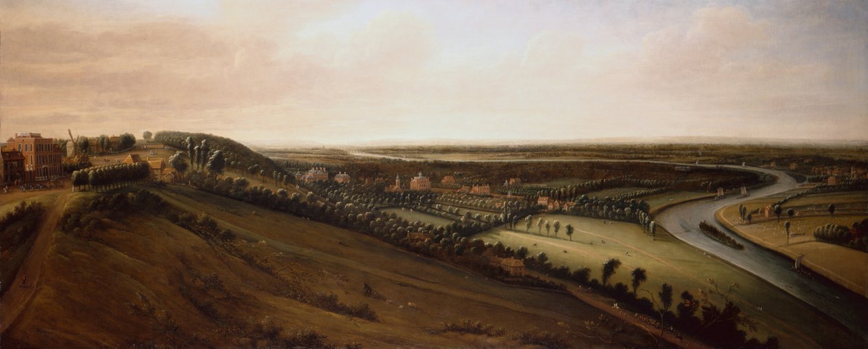 Udsigt fra siden af Richmond Hill mod Earl of Rochester