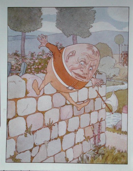 Humpty Dumpty, illustration fra 