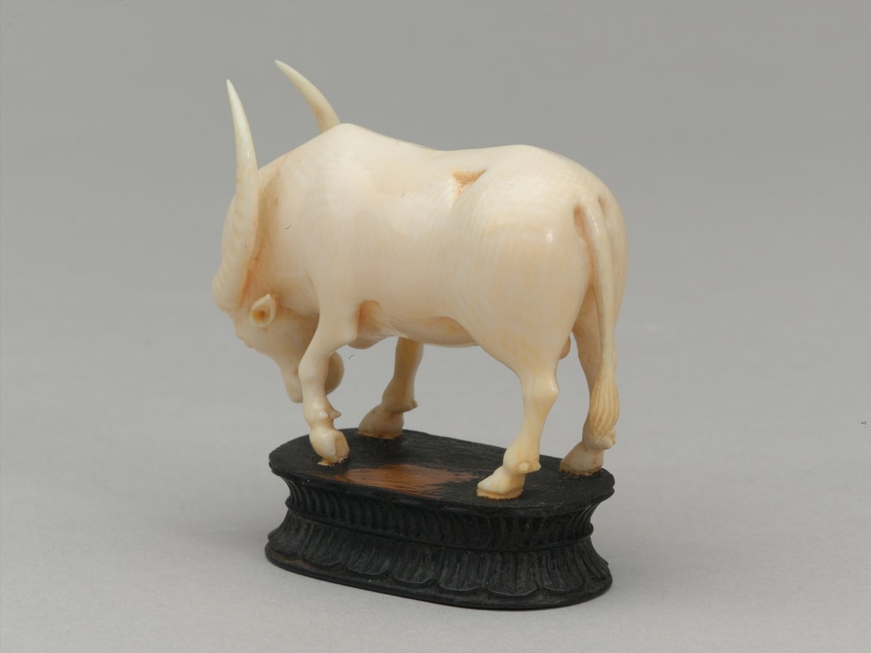 Sort biskop, skakbrik, Indien, 1820 ca af Leonard Limousin