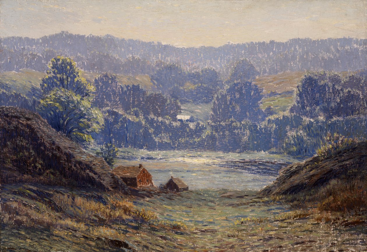 En morgen om sommeren, 1922. af Leonard Ochtman