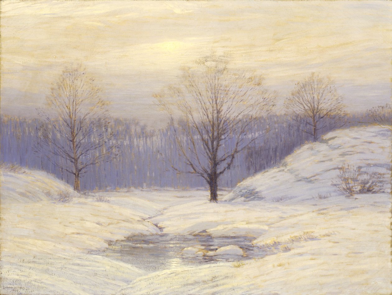 Morgendis, 1909. af Leonard Ochtman