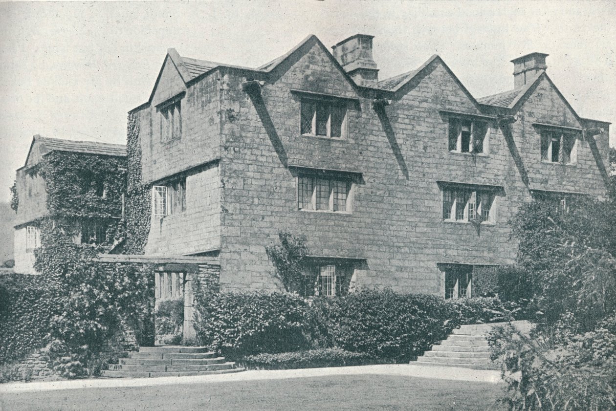 Eyam Hall, Derbyshire, c1907 af Leonard Willoughby