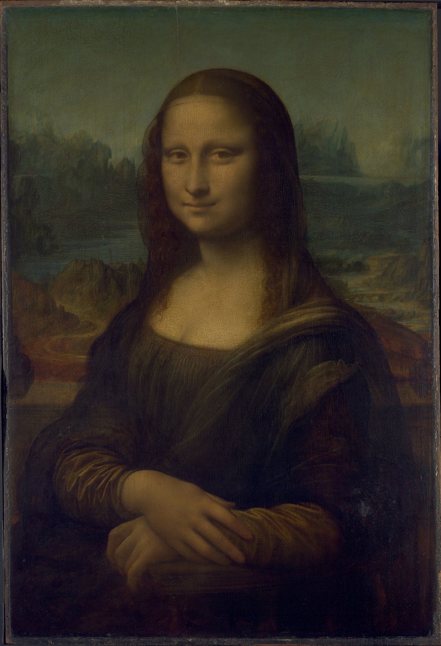 Mona Lisa (eller La Joconde, La Gioconda). af Leonardo da Vinci