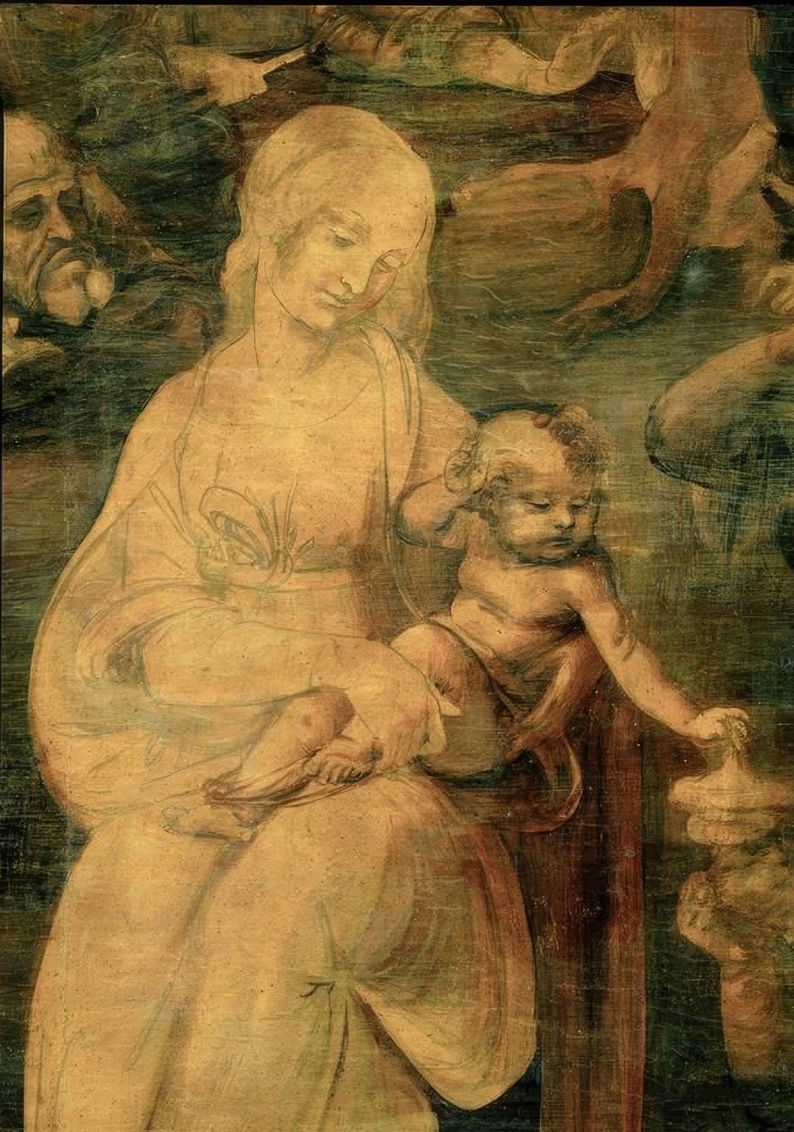 Tilbedelse af magi af Leonardo da Vinci