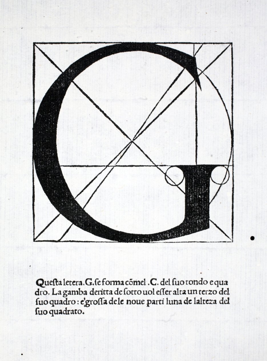 G, illustration fra "Divina Proportione" af Luca Pacioli (ca. 1445-1517), oprindeligt udgivet. Venedig, 1509 af Leonardo da Vinci