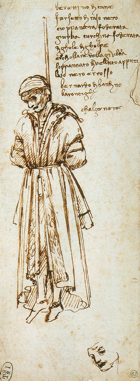 Hængning af Bernardo Baroncelli 1479 af Leonardo da Vinci