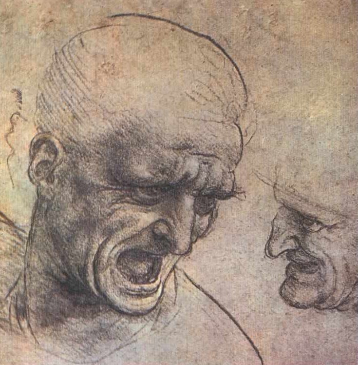 Krigerhoveder af Leonardo da Vinci