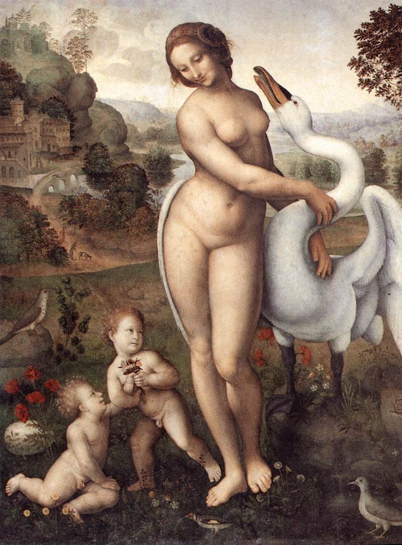 Leda og Svanen af Leonardo da Vinci