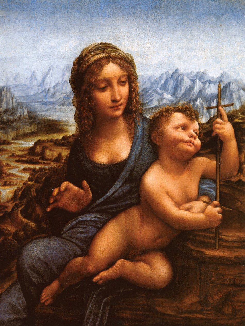 Madonna af Yarnwinder af Leonardo da Vinci