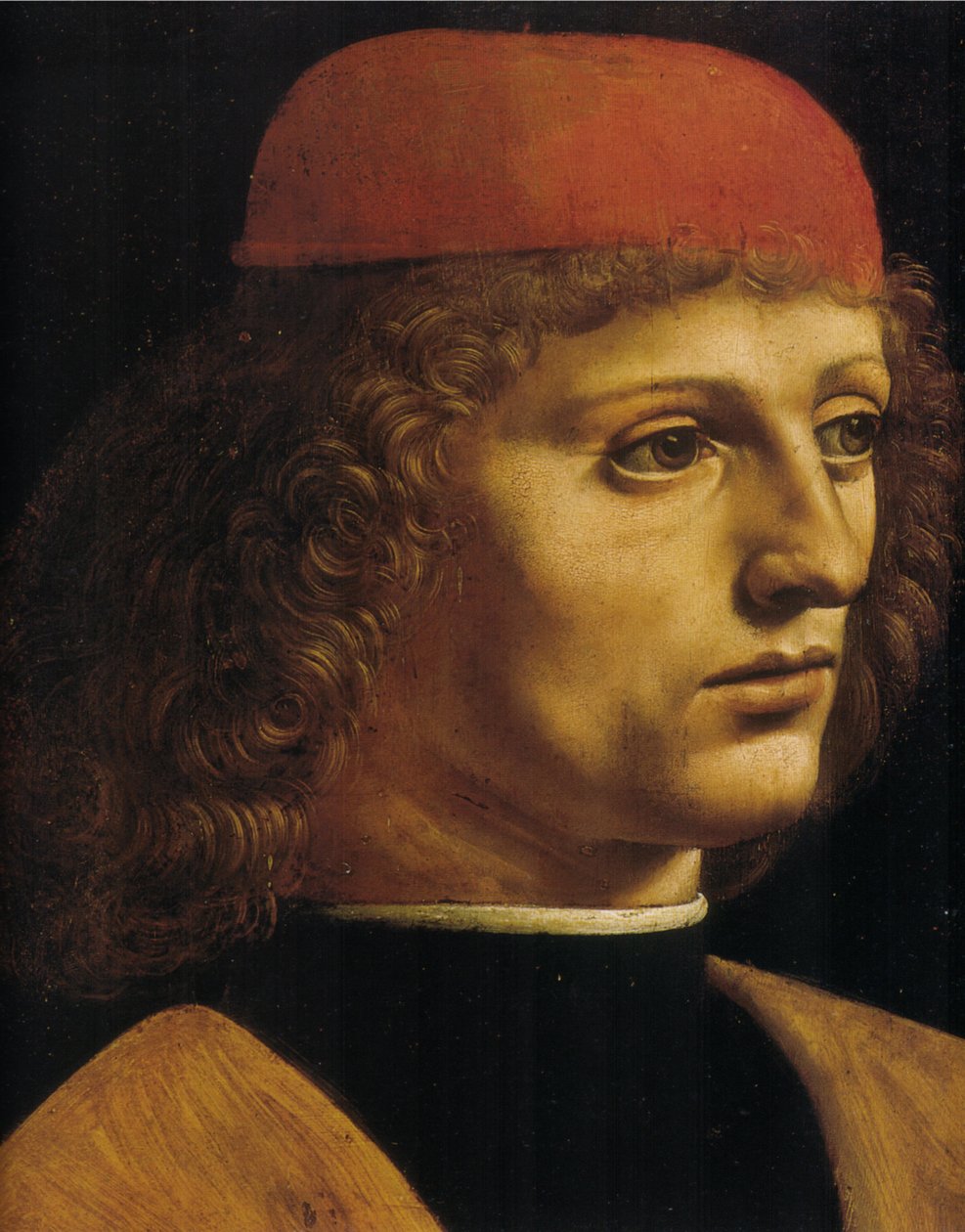 Portræt af en musiker af Leonardo da Vinci