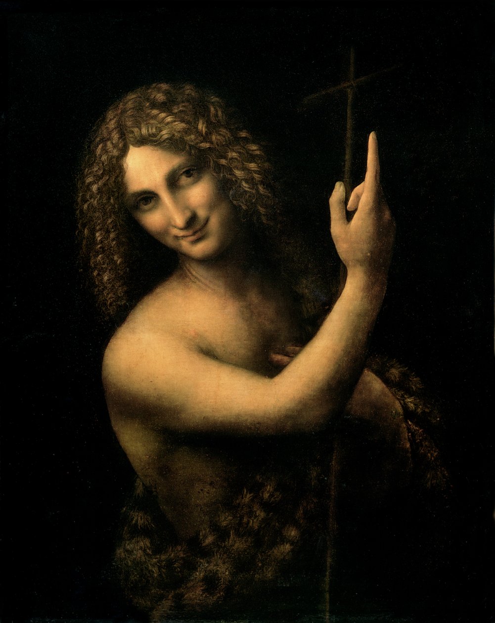 Johannes Døberen, 1513-16 af Leonardo da Vinci