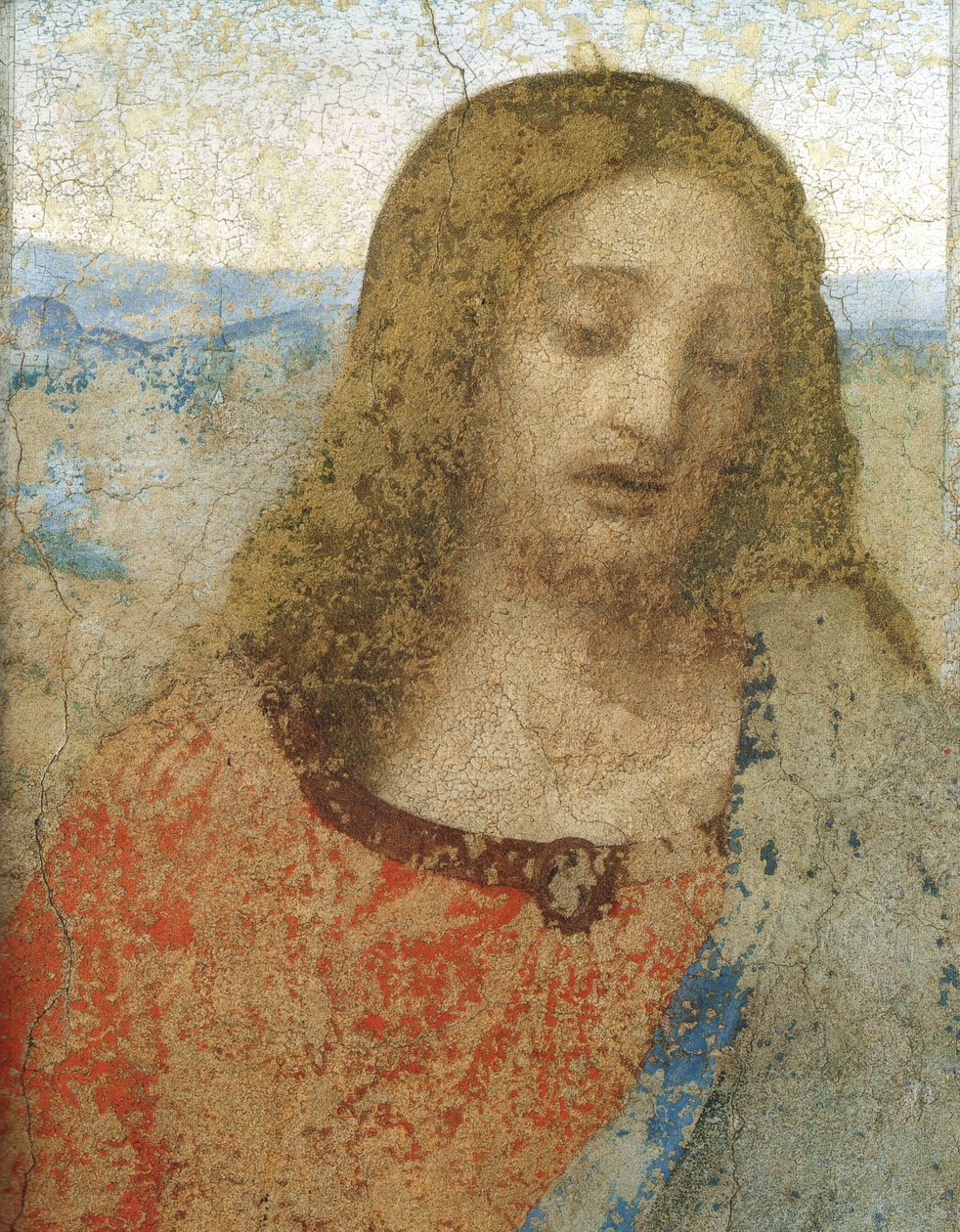 Den sidste nadver - detalje af Leonardo da Vinci
