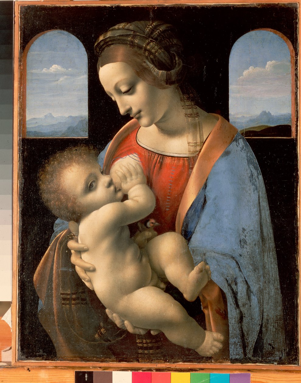 The Madonna and Child (The Litta Madonna) af Leonardo da Vinci
