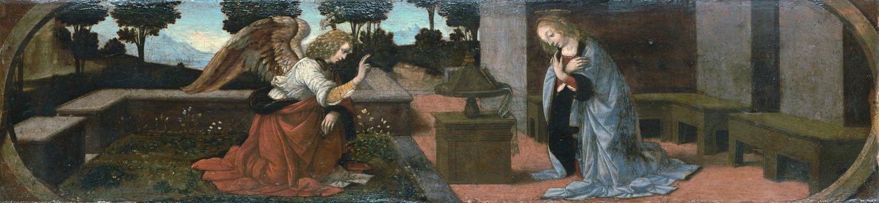 Meddelelse til Mary af Leonardo da Vinci