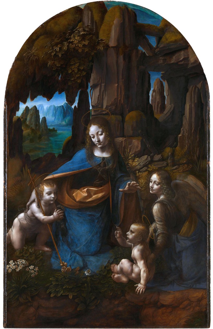 Jomfru af klipperne af Leonardo da Vinci