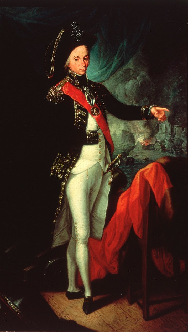 Kontreadmiral Horatio Nelson af Leonardo (after) Guzzardi