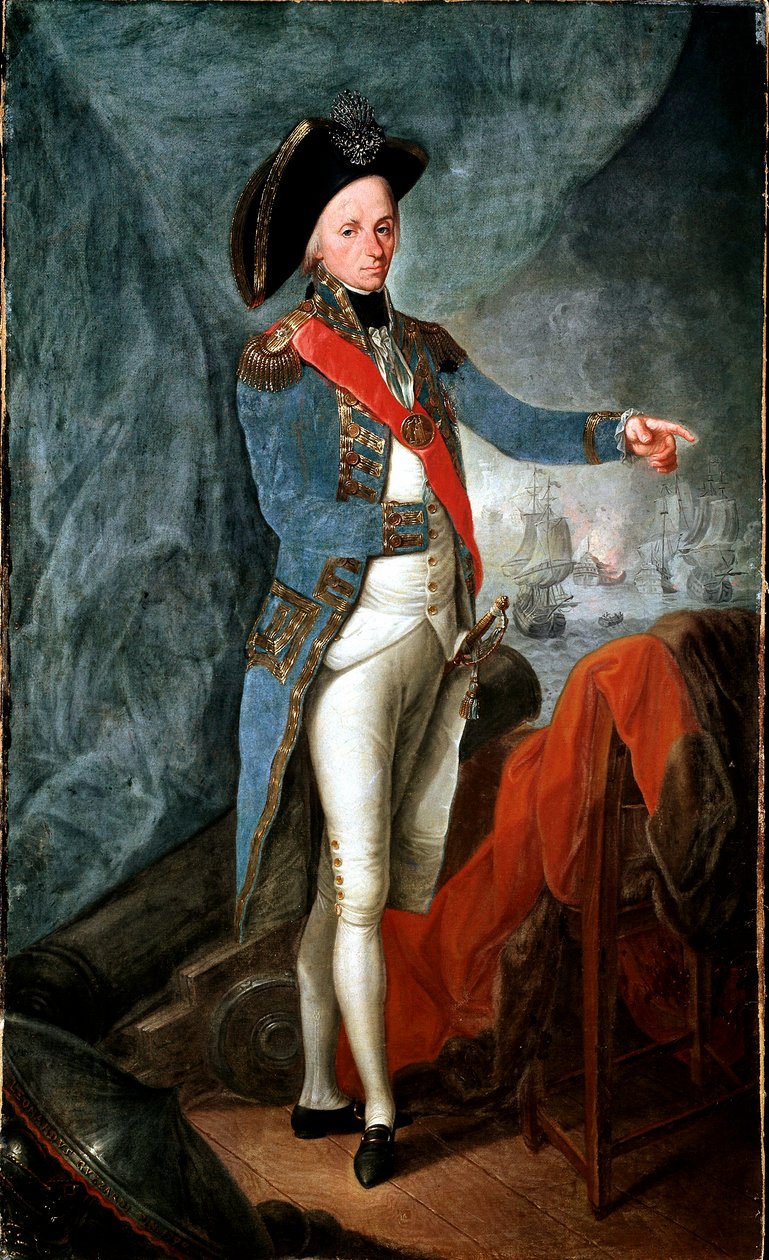 Portræt af Horatio Nelson af Leonardo Guzzardi