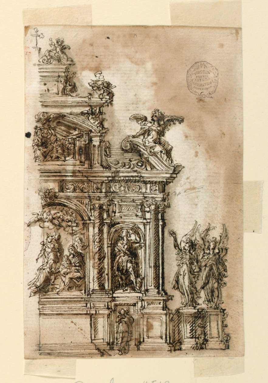 Design til et alter af Leonardo Scaglia