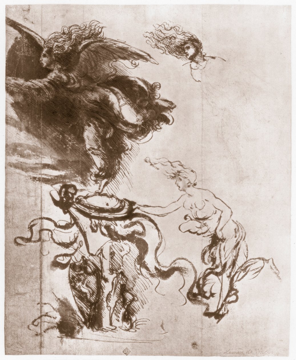 Allegory of Fortuna, c1483 af Leonardo da Vinci