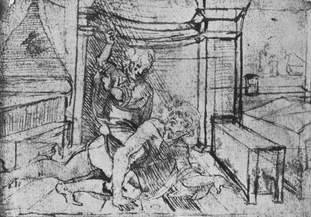 Aristoteles og Phyllis, c1480 1945 af Leonardo da Vinci