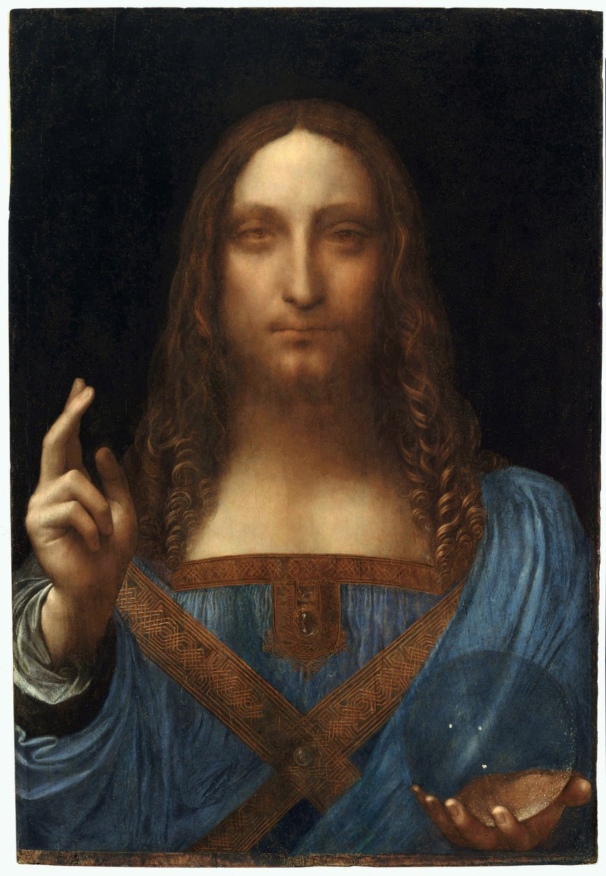 Kristus som Salvatore Mundi af Leonardo da Vinci