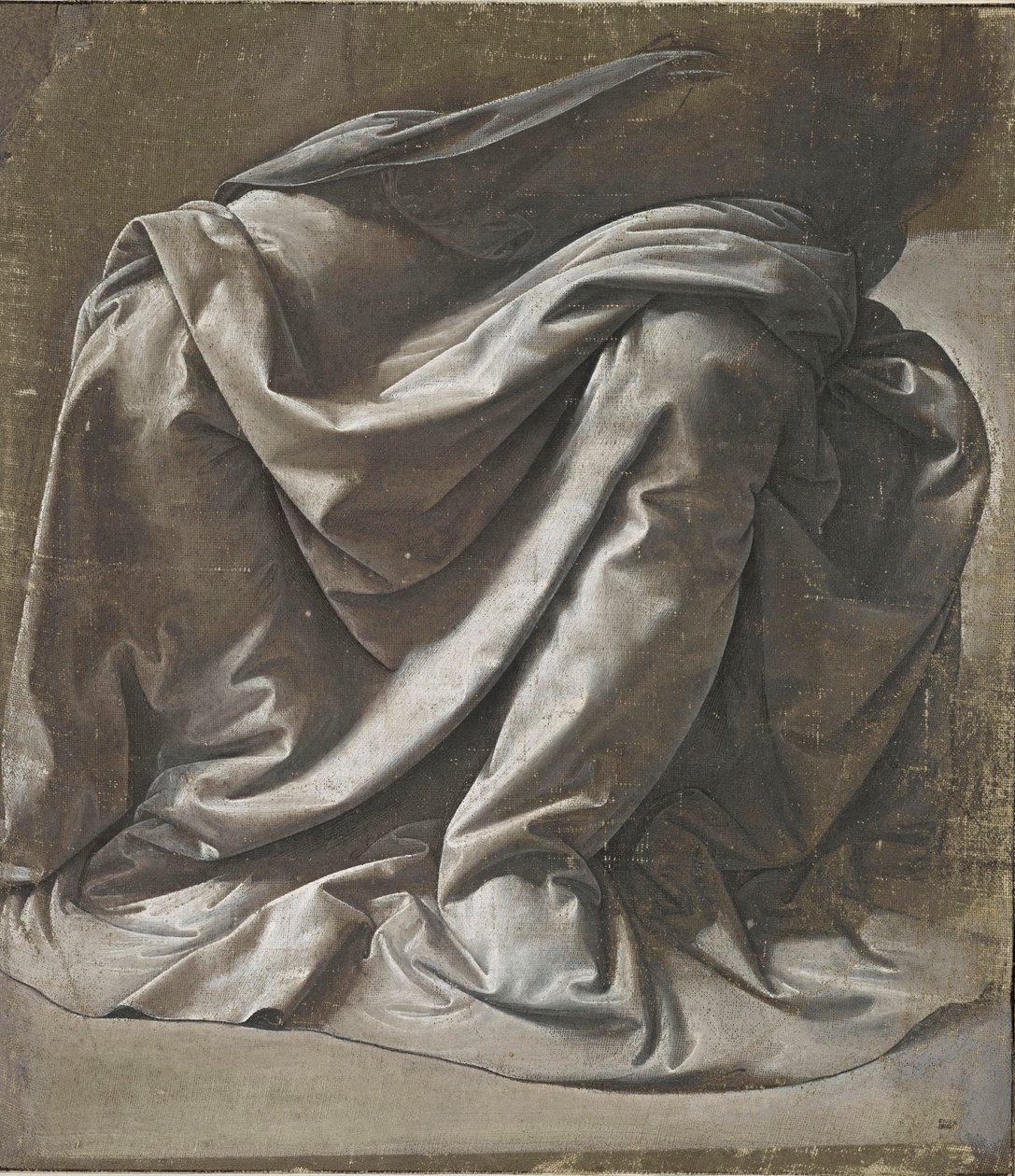 Draperi til en siddende figur, ca 1478. af Leonardo da Vinci