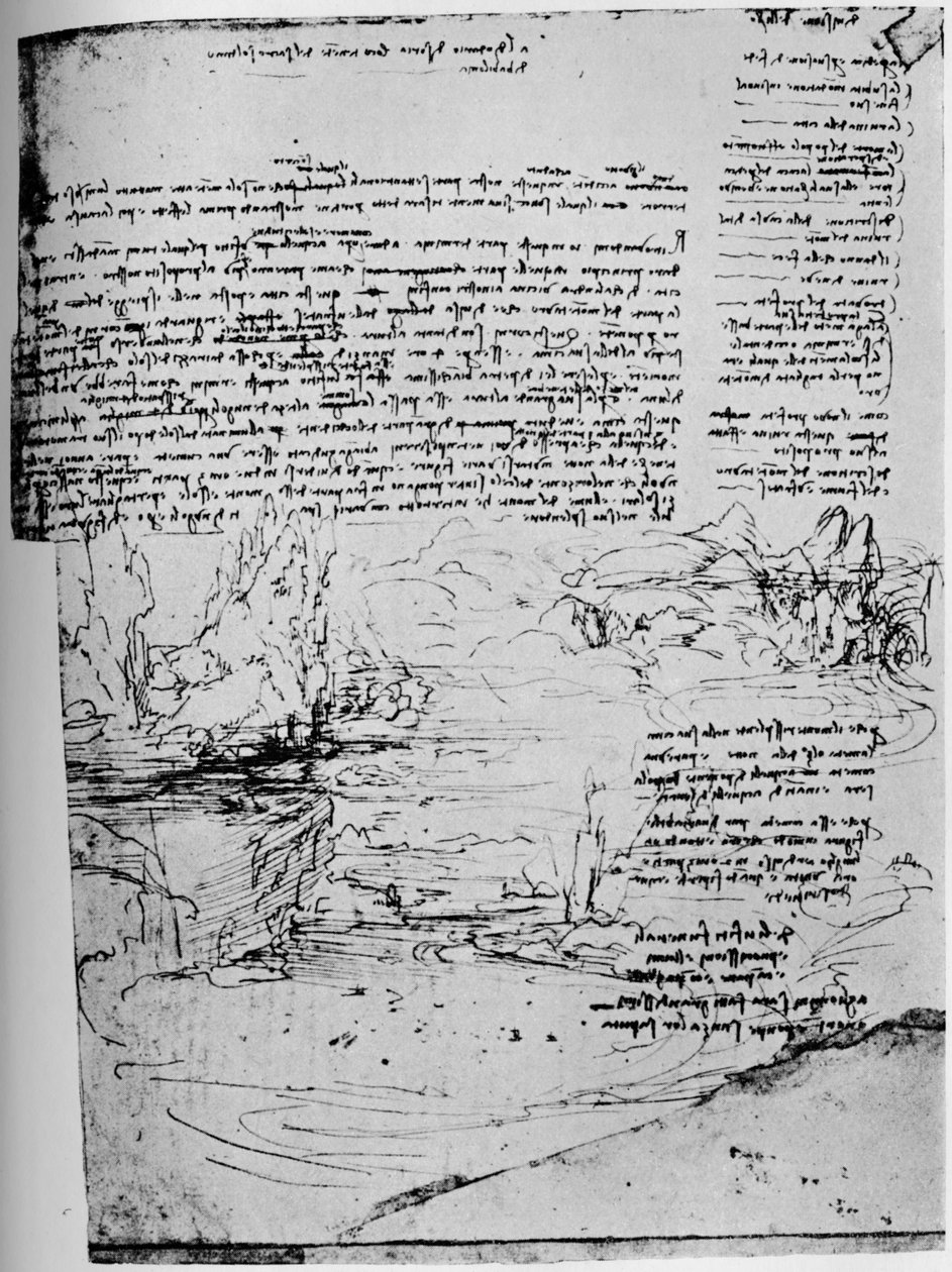 Første side af de armenske breve, 1928 af Leonardo da Vinci