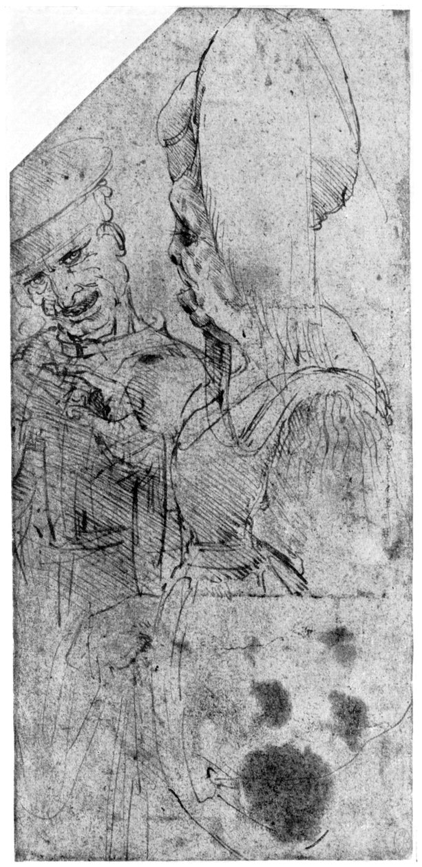 Grotesk par, slutningen af det 15. eller begyndelsen af det 16. århundrede 1954. af Leonardo da Vinci