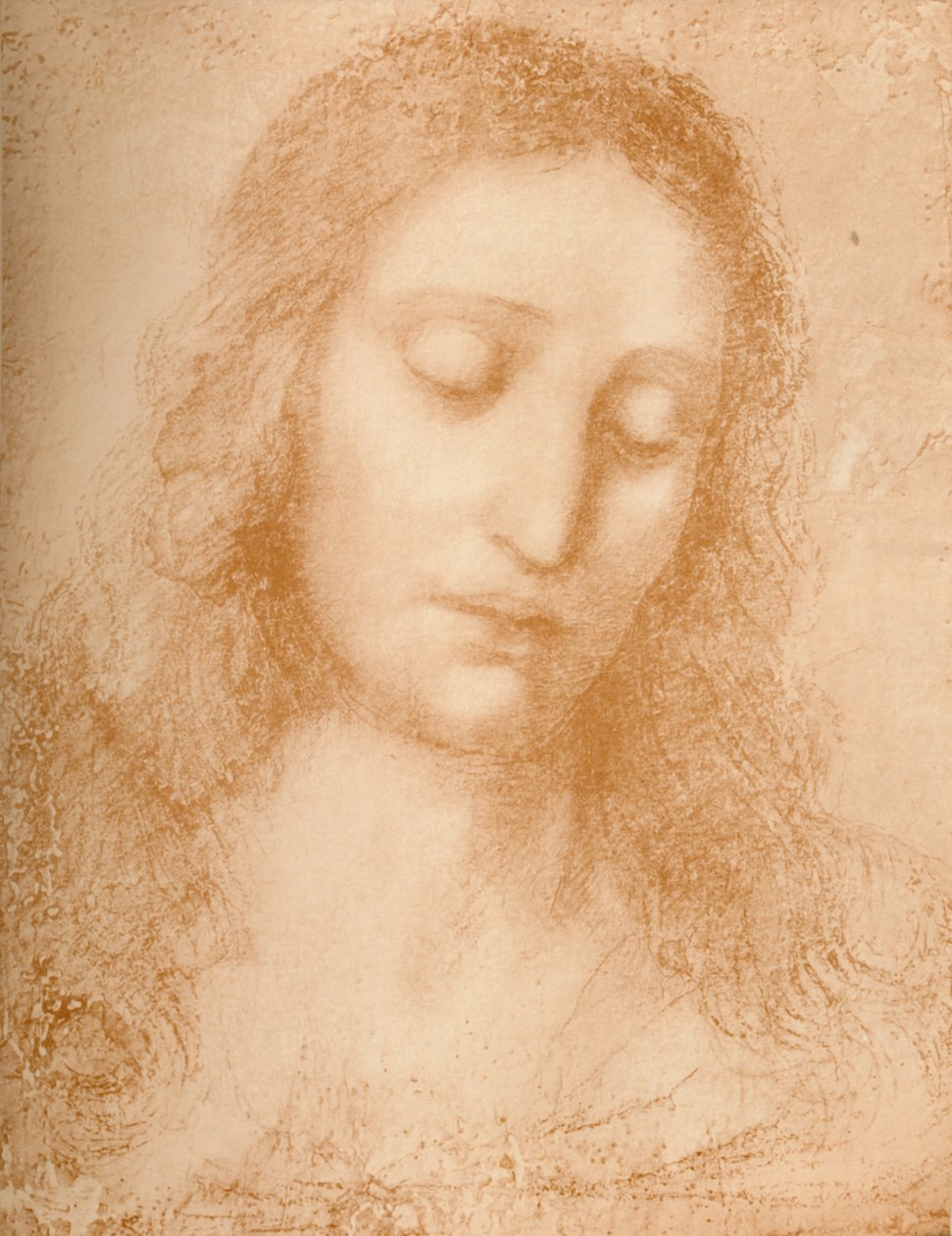 Forløserens leder, c1400-tallet, 1932 af Leonardo da Vinci