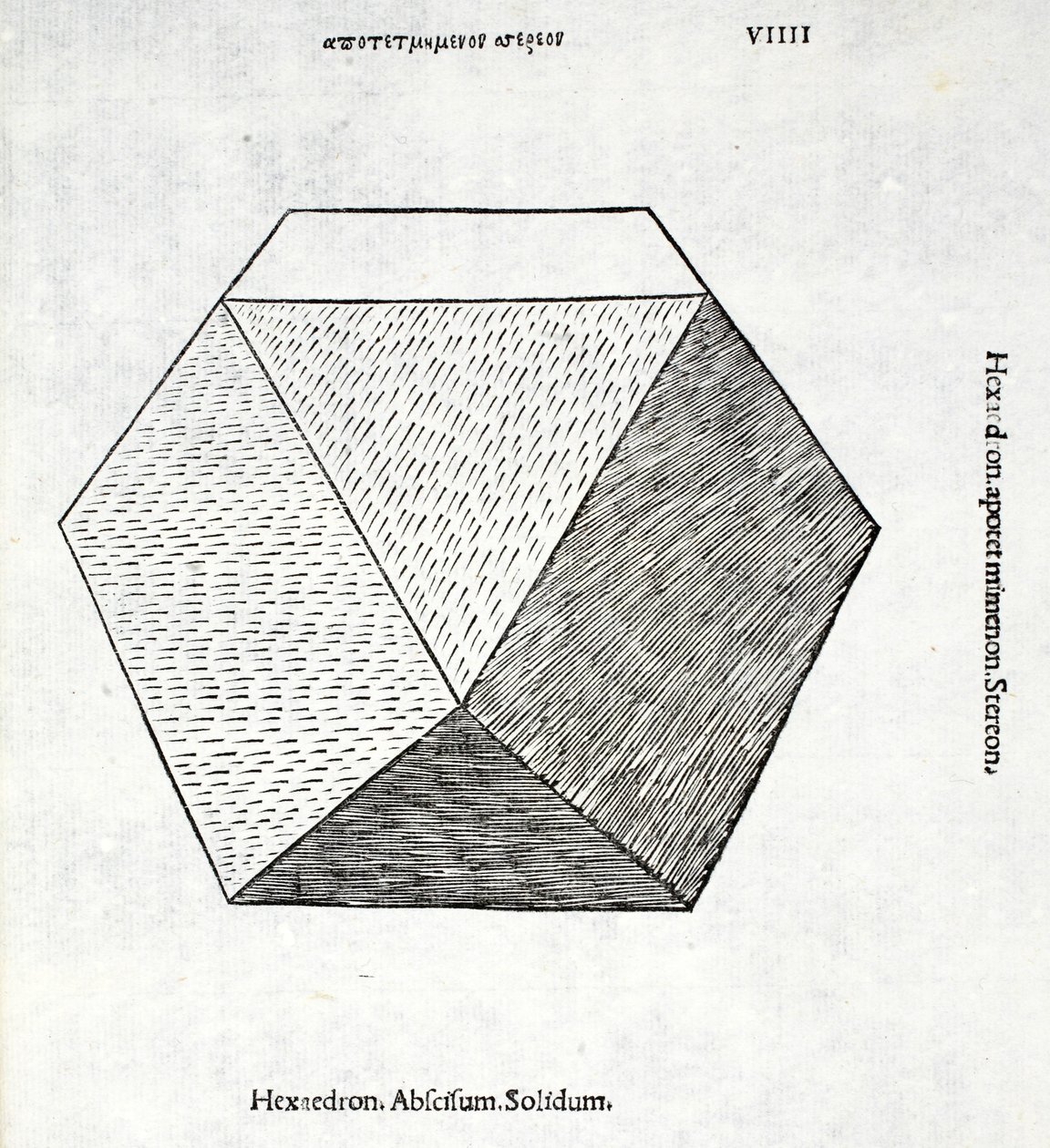 Solid Hexaedron, illustration fra 