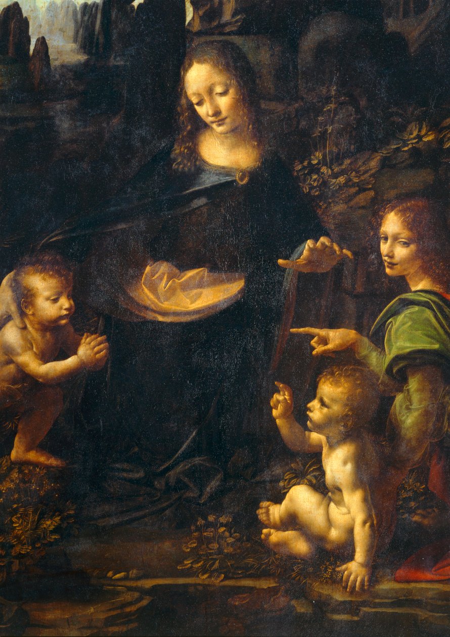 La Vierge aux rochers - Klippemadonnaen ... af Leonardo da Vinci