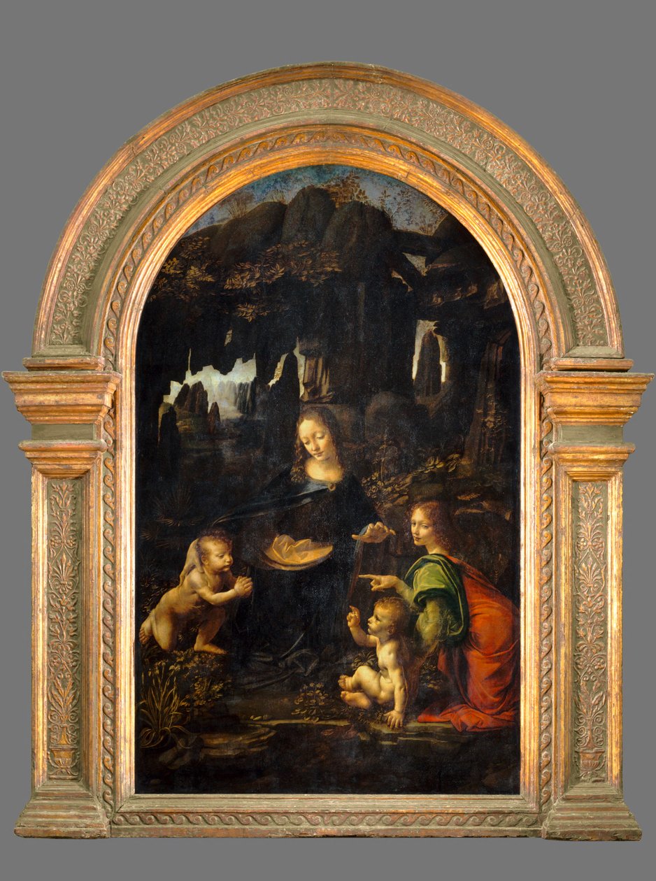 La Vierge aux rochers - Klippemadonnaen ... af Leonardo da Vinci