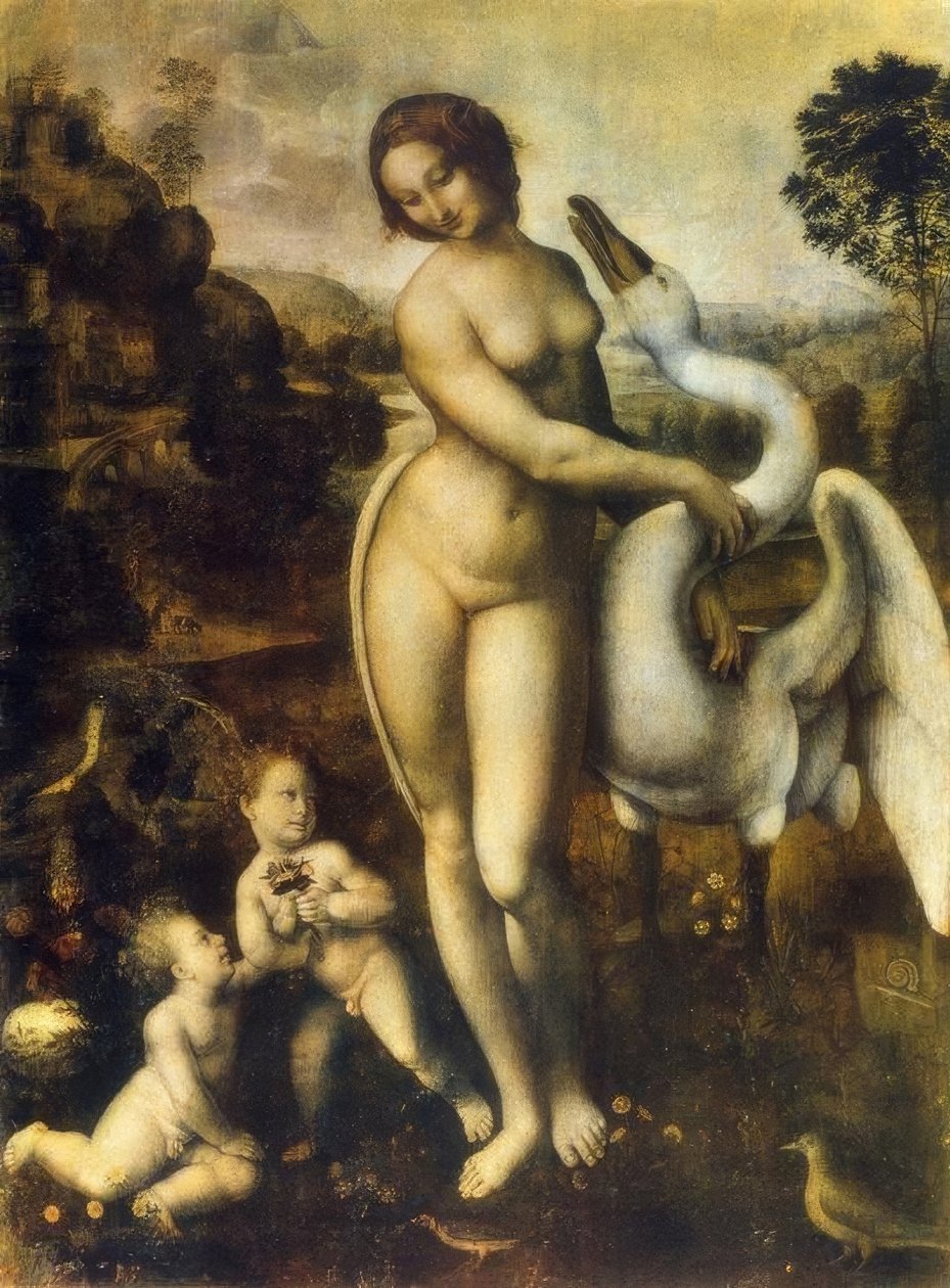 Leda med svanen af Leonardo da Vinci