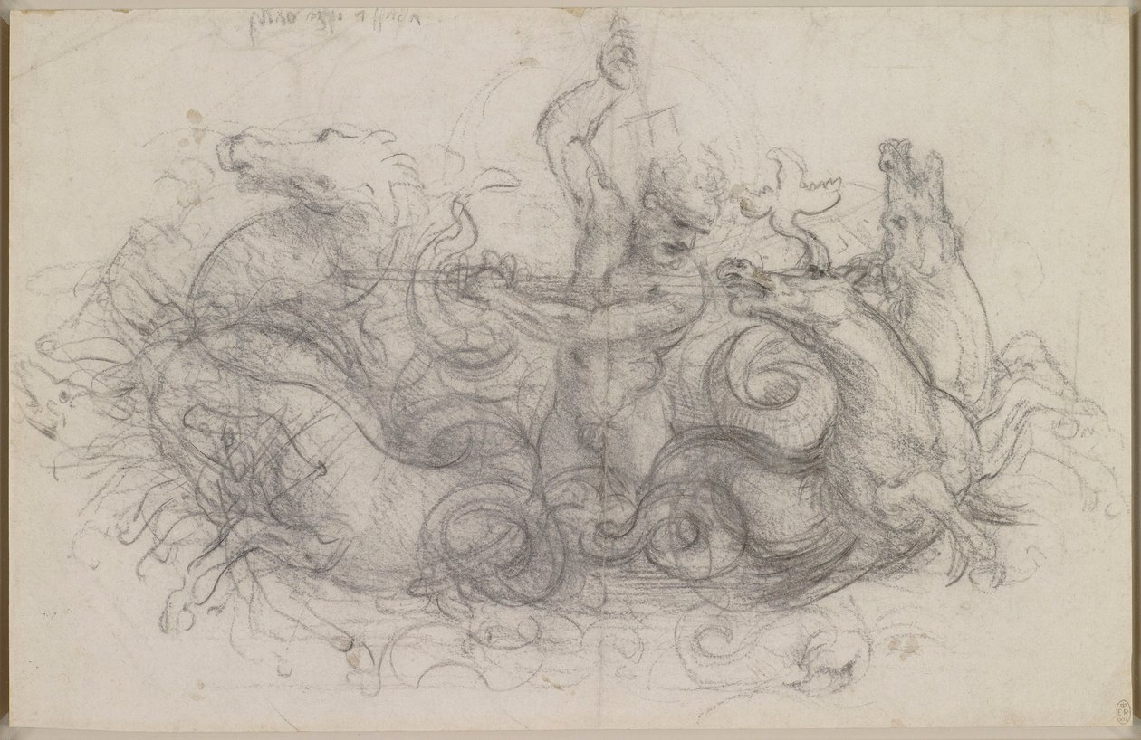 Leonardo da Vinci - Neptun, ca. 1504-5 af Leonardo da Vinci