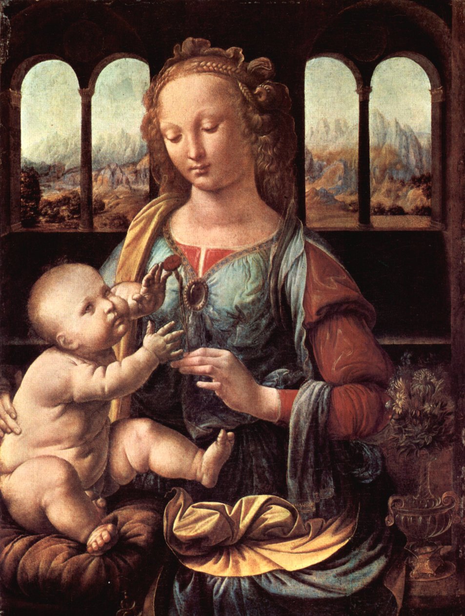 Madonna af nelliken af Leonardo da Vinci