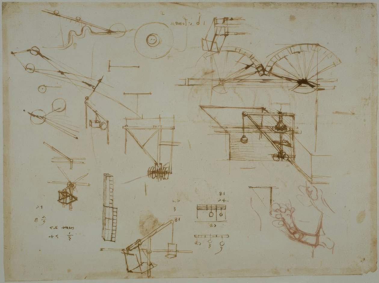 Mekaniske studier af Leonardo da Vinci