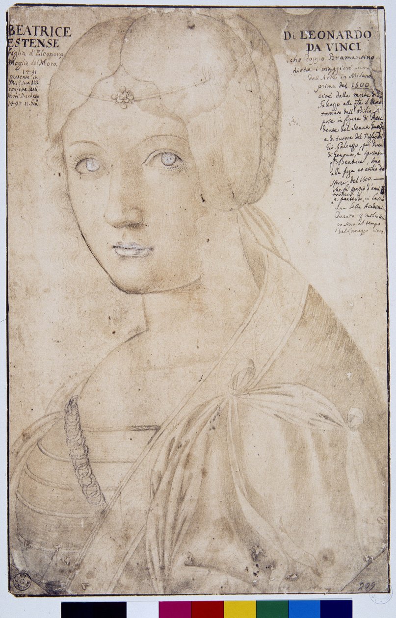 Portræt af Beatrice d