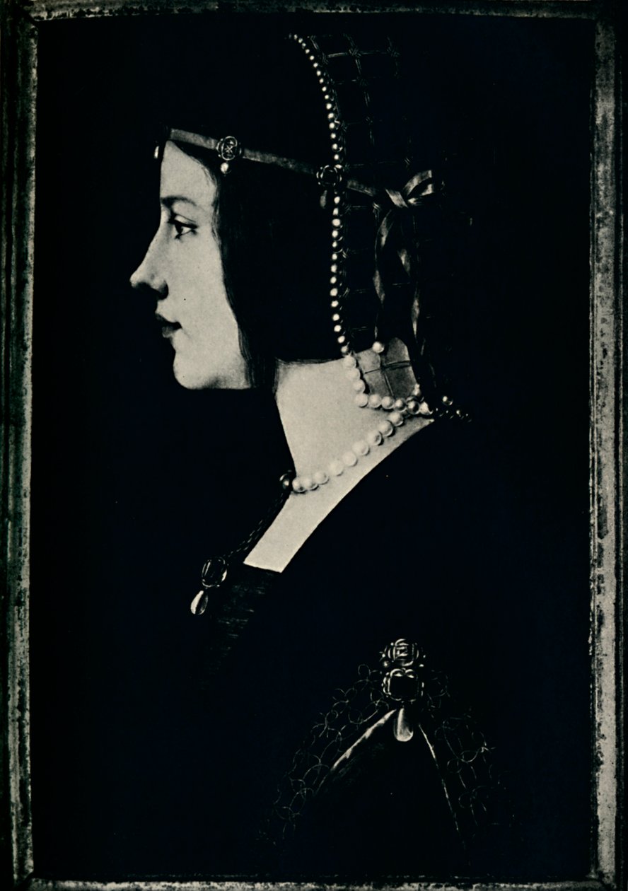 Portræt af en ung prinsesse, 1928 af Leonardo da Vinci
