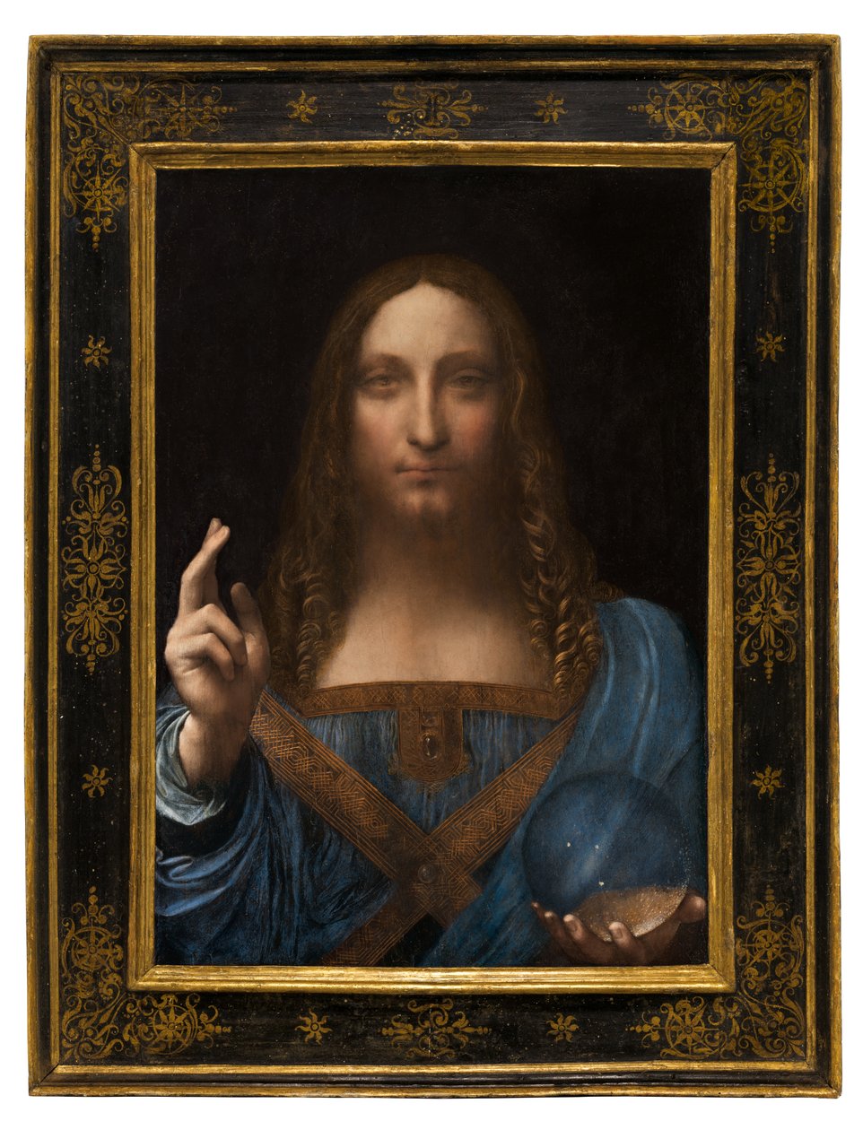 Verdens frelser, ca. 1500 af Leonardo da Vinci